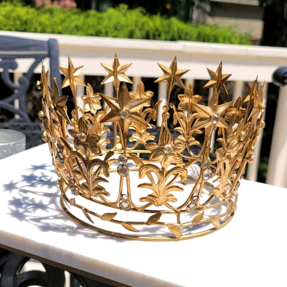 🆕️ Anthropologie Vintage Star Crown - Picture 4 of 7